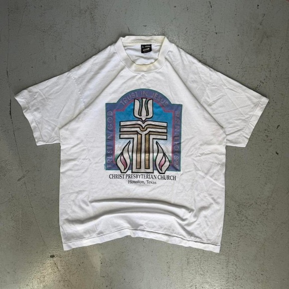 Other - vintage 1993 christ presbyterian church houston texas christian graphic t-shirt